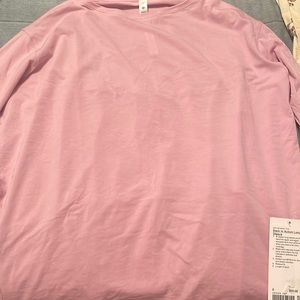 Brand New Lululemon Back in Action Long Sleeve NWT 6 Pink Peony
